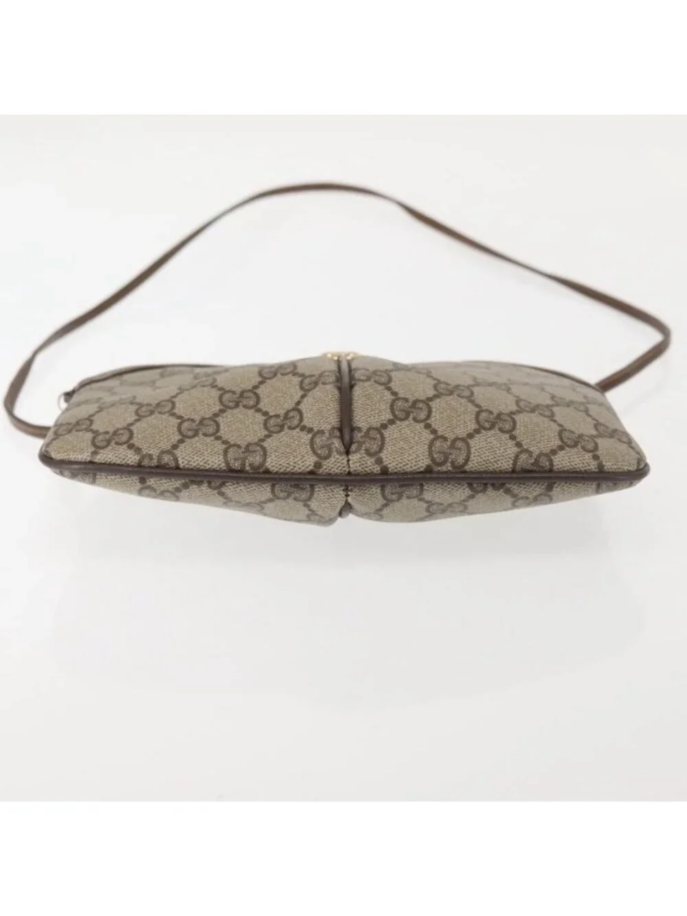 Authentic GUCCI GG Supreme Web Sherry Line Shoulder Bag PVC Beige 904 02 047 - Picture 16 of 16